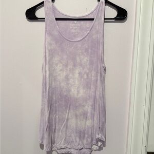 American Eagle Outfitters Lavender Tie-Dye Tank Top